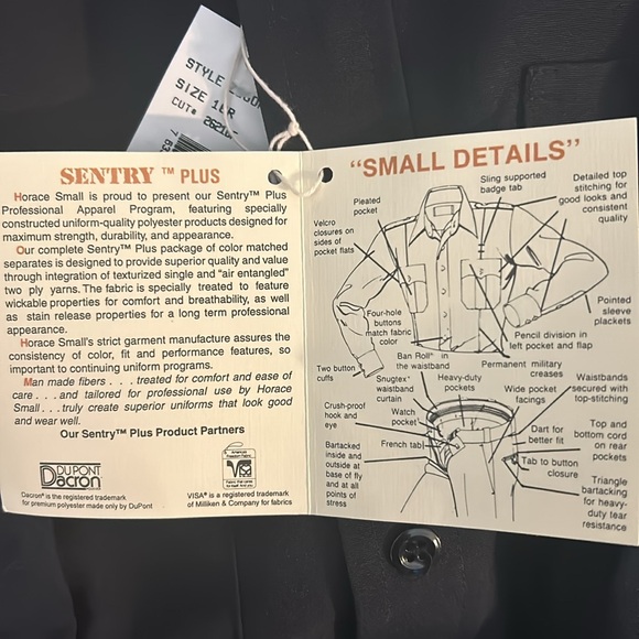 3/$40 Horace Small Co. Sentry Plus Shirt USA Made EMT Police Fire Responders - Picture 7 of 8